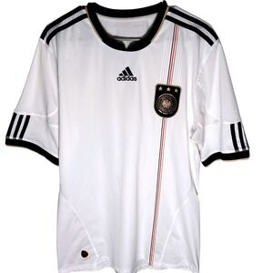 Germany 2010-11 Home Football Soccer Jersey Adidas Mens L ClimaCool World Cup